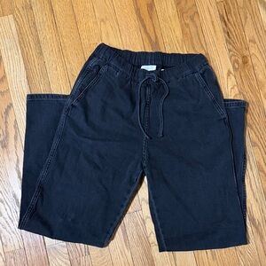 Arket Charcoal Drawstring Pants